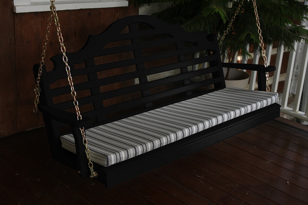 A&L Furniture Co. Amish-Made Pine Marlboro Porch Swings