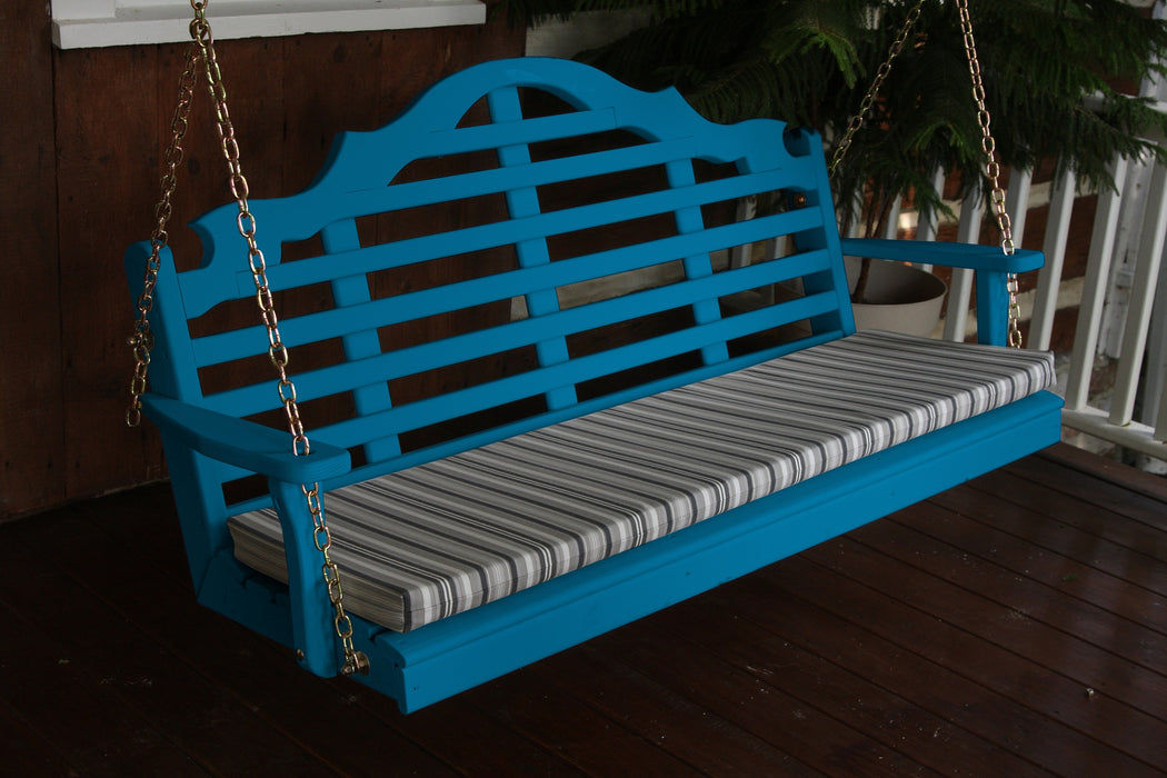 A&L Furniture Co. Amish-Made Pine Marlboro Porch Swings
