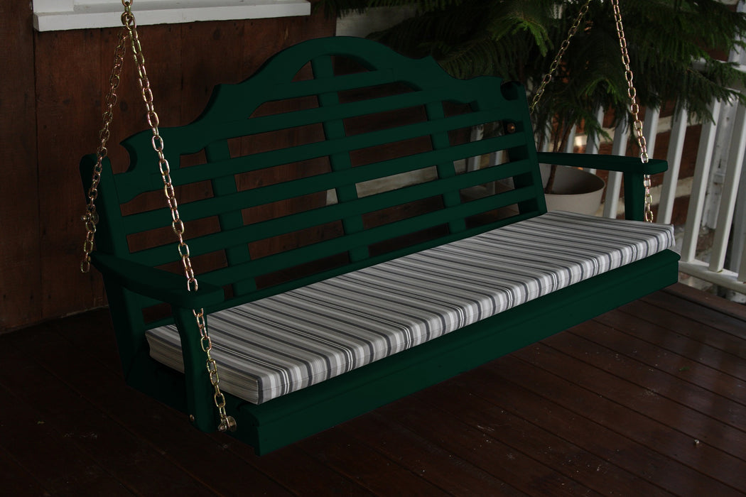 A&L Furniture Co. Amish-Made Pine Marlboro Porch Swings
