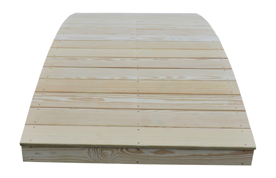 Amish-Made Weight-Bearing Yellow Pine Plank Garden Bridges