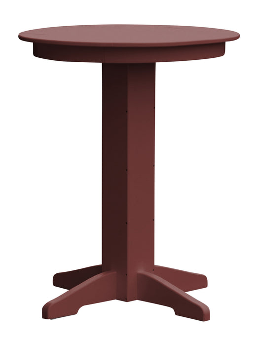 A&L Furniture Co. Round Amish-Made Poly Bar Tables
