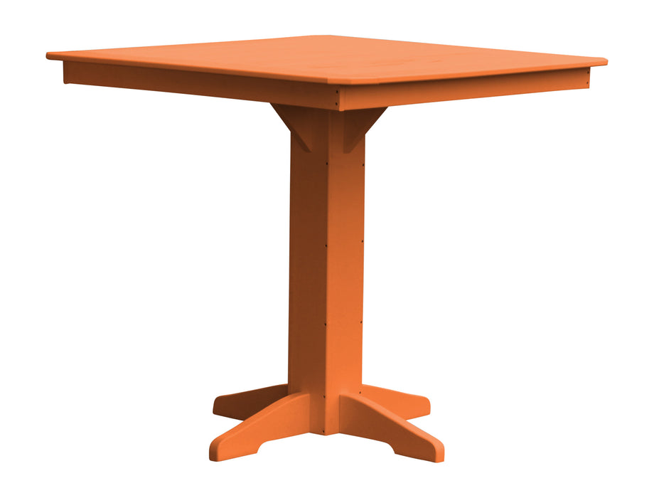 A&L Furniture Co. Square Amish-Made Poly Bar Tables
