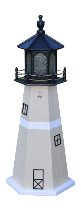 Hexagonal Amish-Made Wooden Split Rock, MN Replica Lighthouses