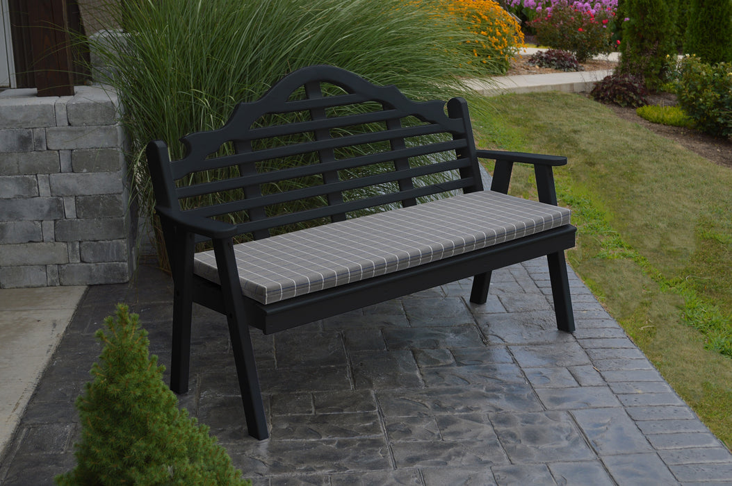 A&L Furniture Co. Amish-Made Pine Marlboro Garden Benches
