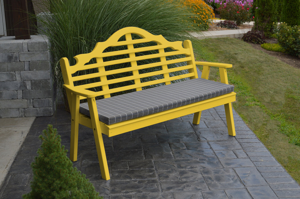 A&L Furniture Co. Amish-Made Pine Marlboro Garden Benches