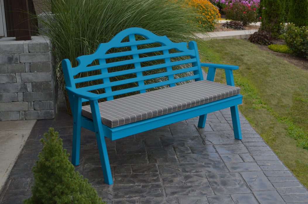 A&L Furniture Co. Amish-Made Pine Marlboro Garden Benches