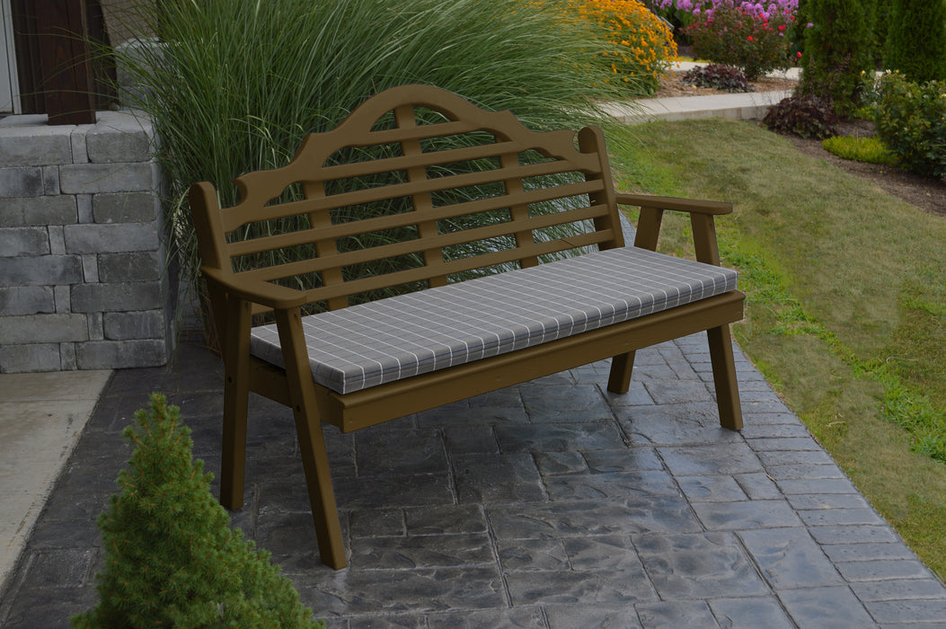 A&L Furniture Co. Amish-Made Pine Marlboro Garden Benches