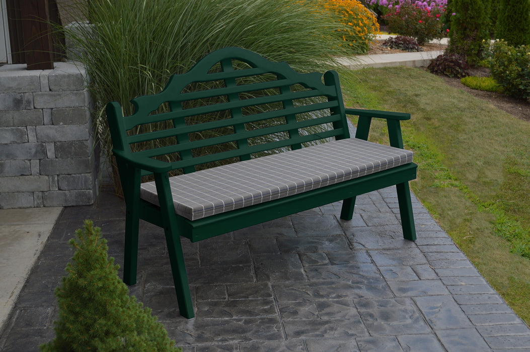 A&L Furniture Co. Amish-Made Pine Marlboro Garden Benches