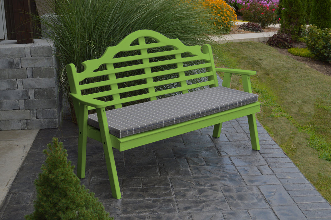 A&L Furniture Co. Amish-Made Pine Marlboro Garden Benches