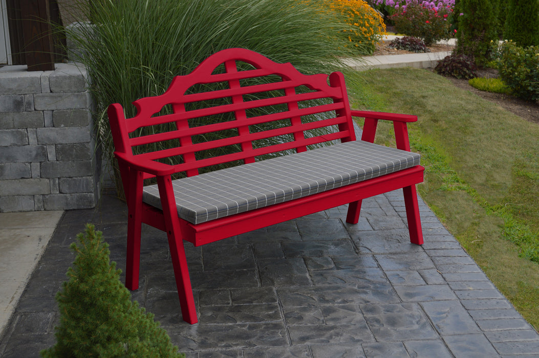 A&L Furniture Co. Amish-Made Pine Marlboro Garden Benches