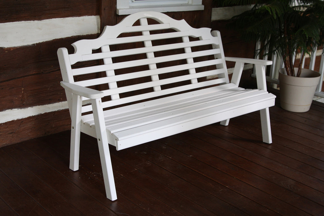 A&L Furniture Co. Amish-Made Pine Marlboro Garden Benches
