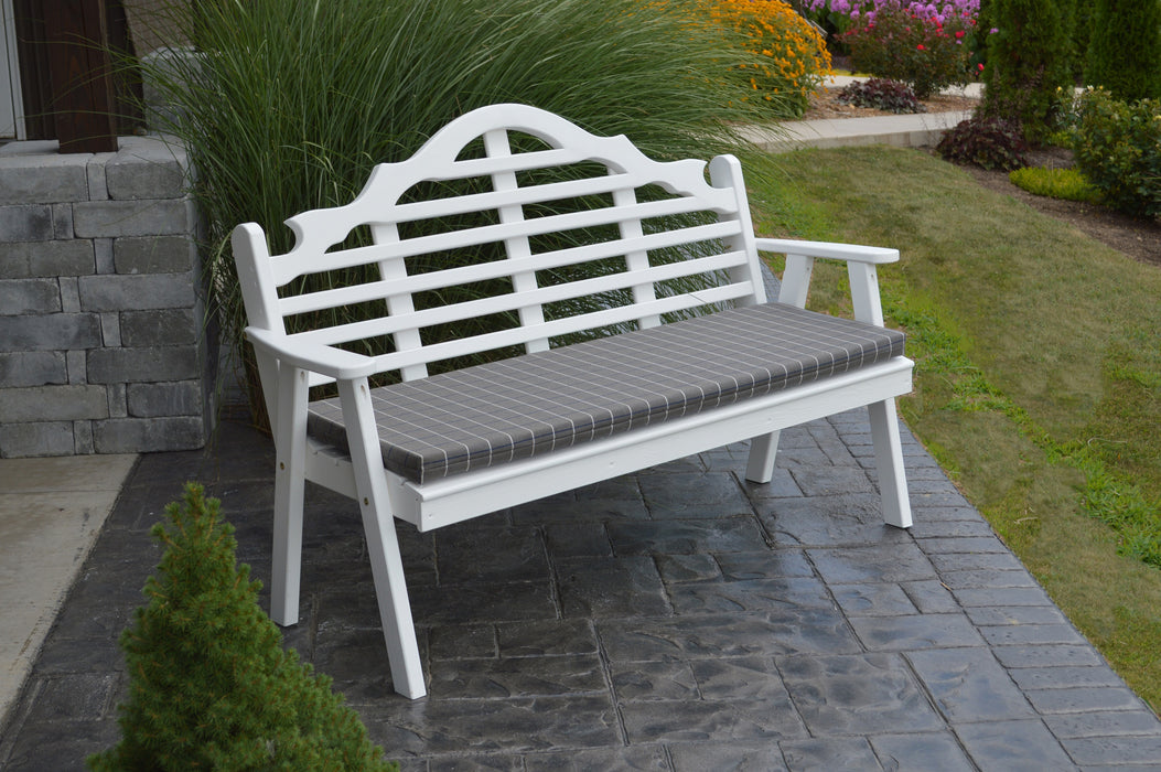 A&L Furniture Co. Amish-Made Pine Marlboro Garden Benches