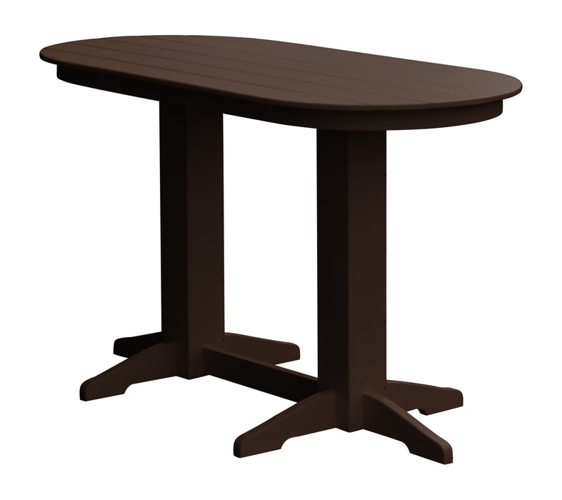 A&L Furniture Co. Oval Amish-Made Poly Bar Tables