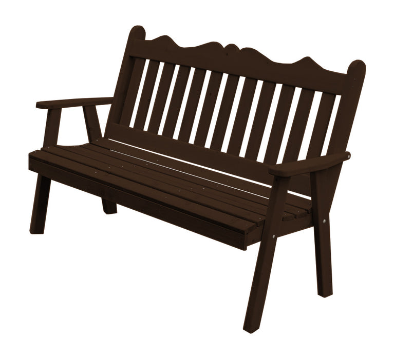 A&L Furniture Co. Amish-Made Cedar Royal English Garden Benches