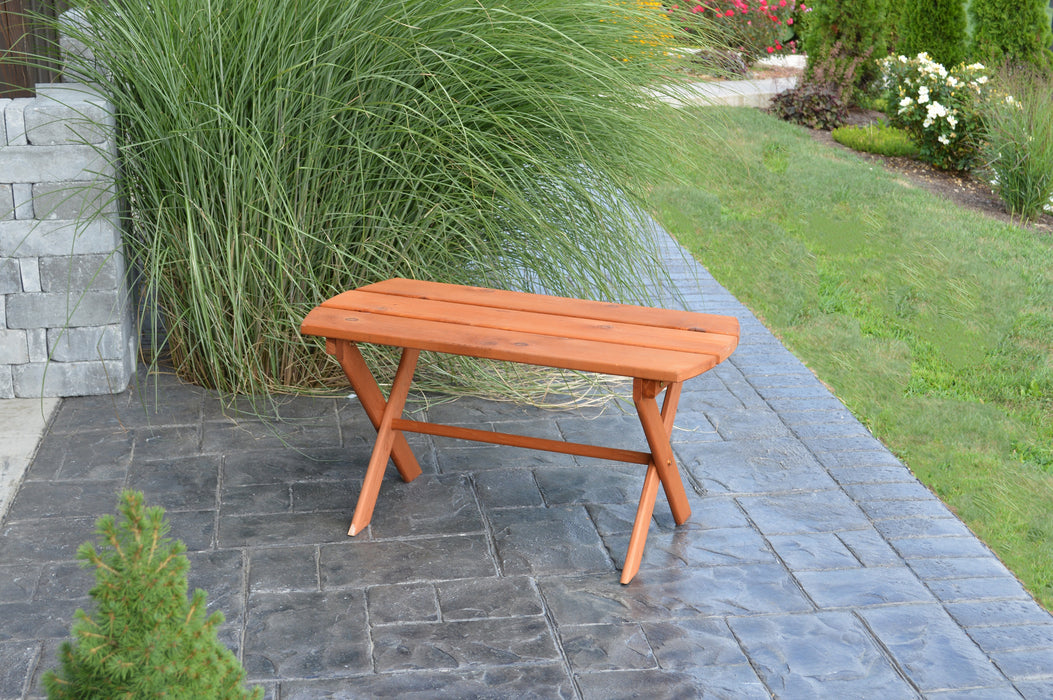 A&L Furniture Co. Amish-Made Cedar Folding Coffee Table