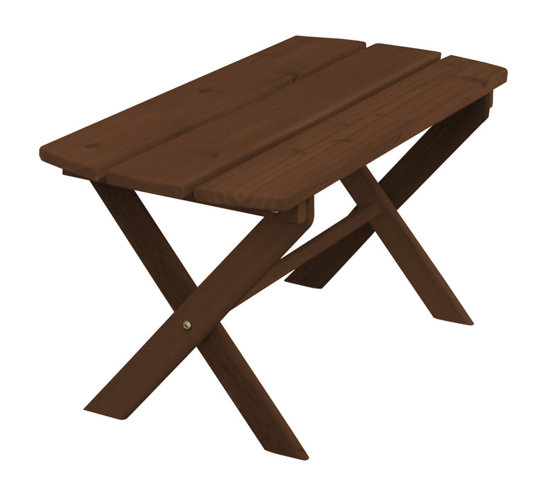 A&L Furniture Co. Amish-Made Cedar Folding Coffee Table
