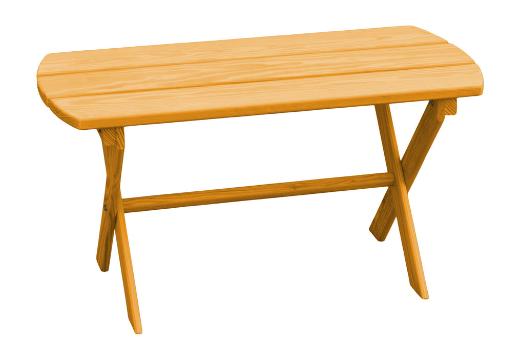 A&L Furniture Co. Amish-Made Pine Folding Coffee Table