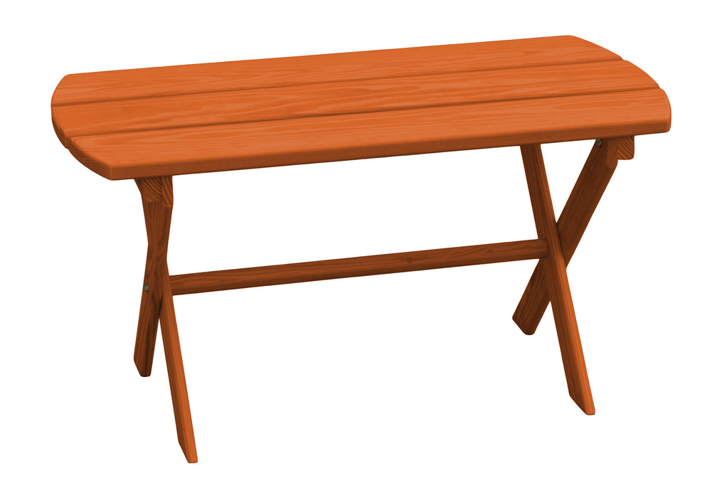A&L Furniture Co. Amish-Made Pine Folding Coffee Table