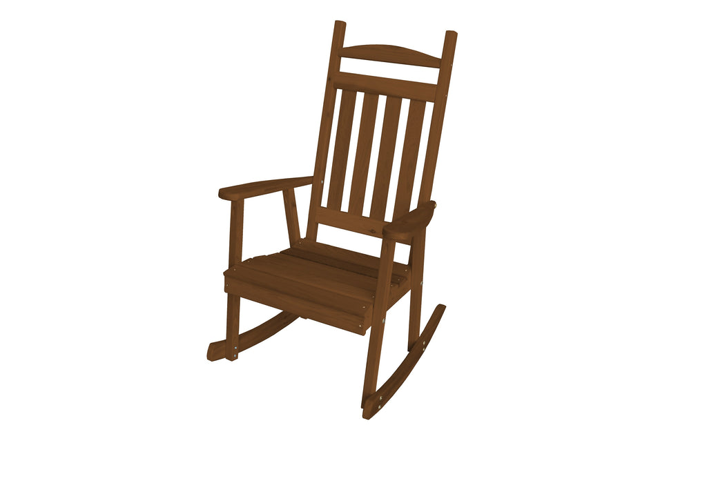A&L Furniture Co. Amish-Made Cedar Classic Porch Rocker