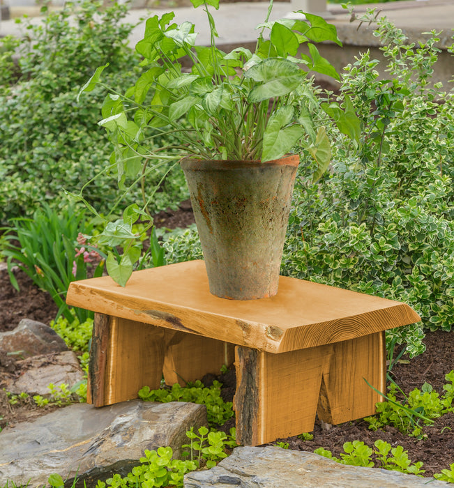 A&L Furniture Co. Blue Mountain Collection Briar Patch Decorative Flower Pot Benches