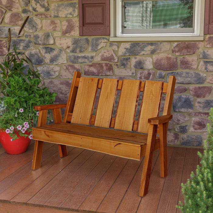 A&L Furniture Co. Blue Mountain Collection Timberland Garden Benches