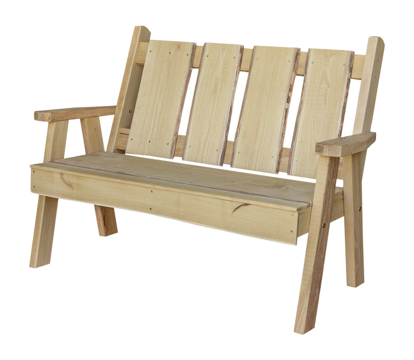 A&L Furniture Co. Blue Mountain Collection Timberland Garden Benches