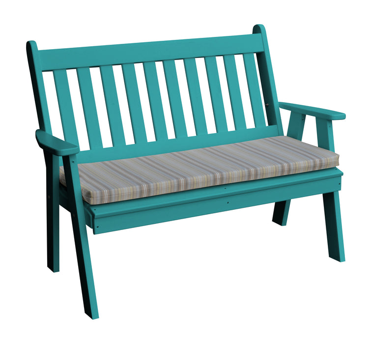 A&L Furniture Co. Amish-Made Poly Traditional English Garden Benches