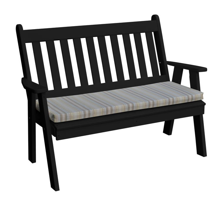 A&L Furniture Co. Amish-Made Poly Traditional English Garden Benches