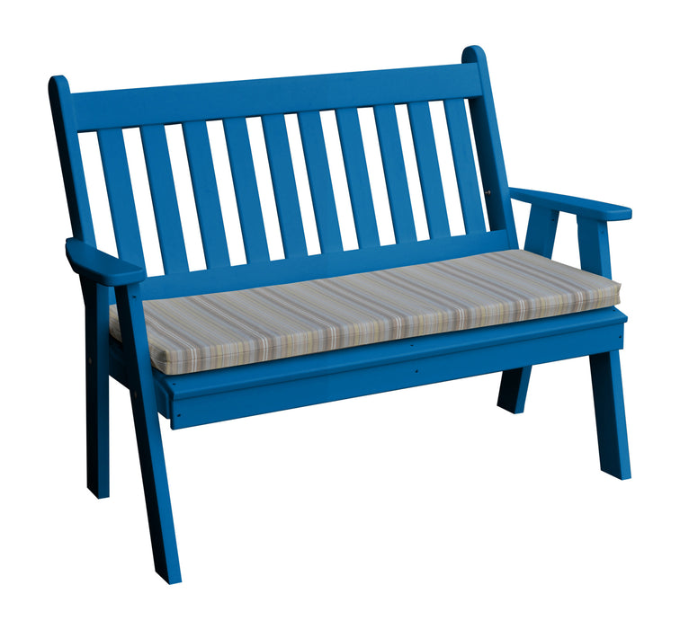 A&L Furniture Co. Amish-Made Poly Traditional English Garden Benches