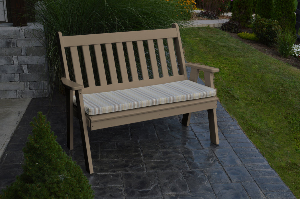 A&L Furniture Co. Amish-Made Poly Traditional English Garden Benches