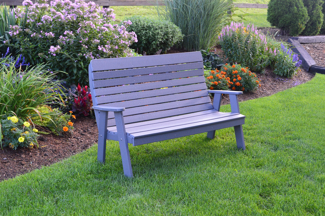 A&L Furniture Co. Amish-Made Poly Winston Garden Benches