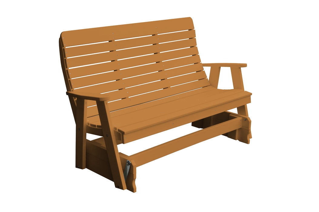 A&L Furniture Co. Amish-Made Poly Winston Glider Benches
