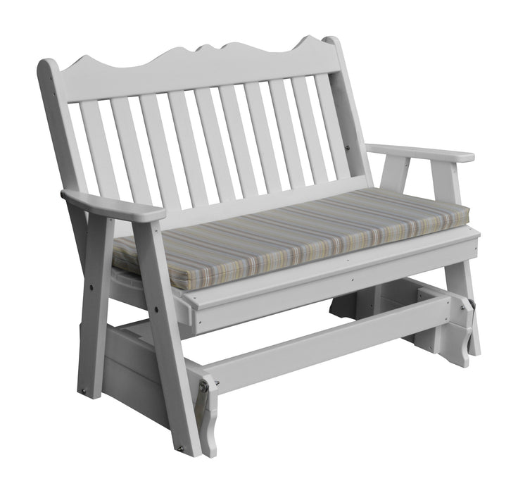 A&L Furniture Co. Amish-Made Poly Royal English Glider Benches