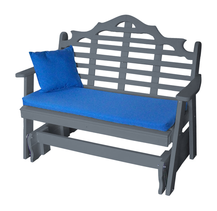 A&L Furniture Co. Amish-Made Poly Marlboro Glider Benches