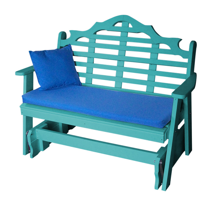 A&L Furniture Co. Amish-Made Poly Marlboro Glider Benches