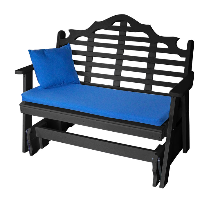 A&L Furniture Co. Amish-Made Poly Marlboro Glider Benches