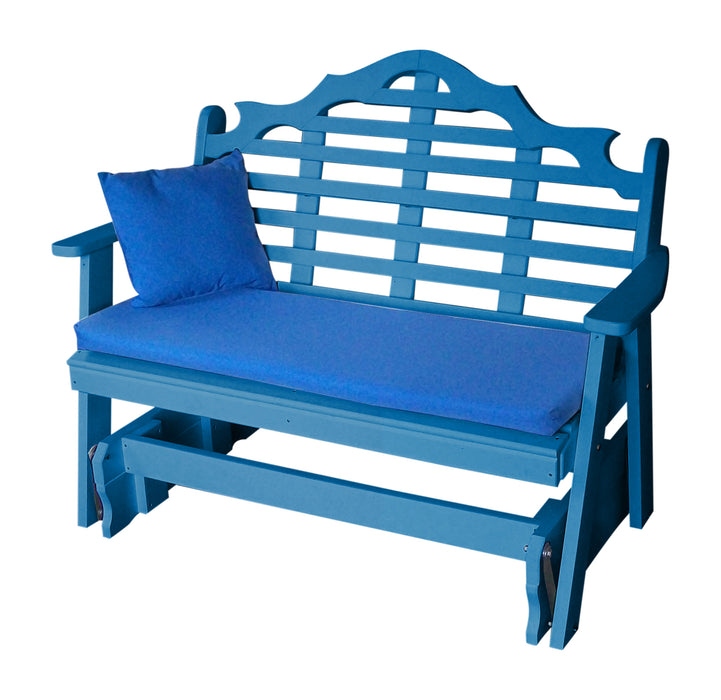 A&L Furniture Co. Amish-Made Poly Marlboro Glider Benches