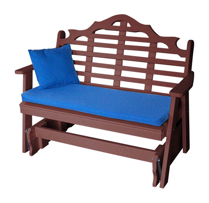 A&L Furniture Co. Amish-Made Poly Marlboro Glider Benches