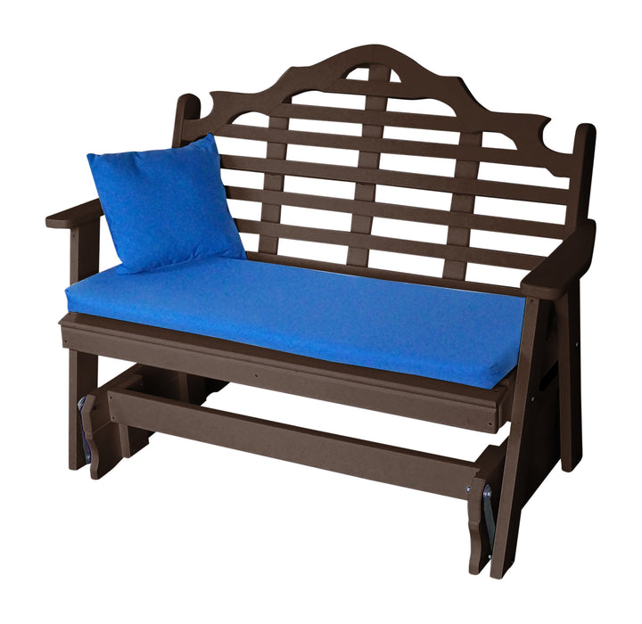 A&L Furniture Co. Amish-Made Poly Marlboro Glider Benches