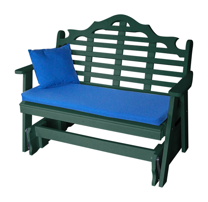 A&L Furniture Co. Amish-Made Poly Marlboro Glider Benches