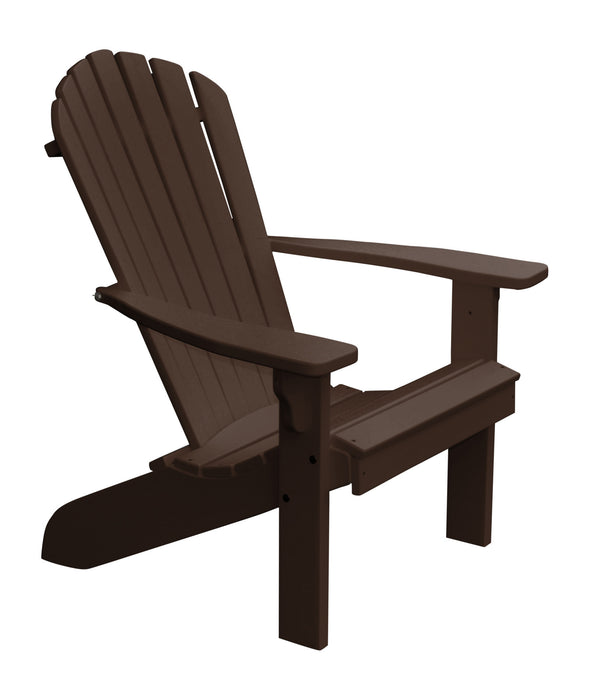 A&L Furniture Co. Amish-Made Poly Fanback Adirondack Chairs