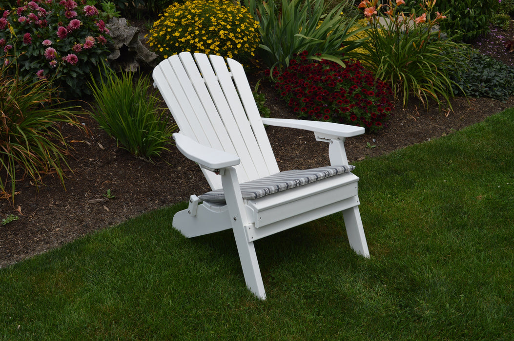 A&L Furniture Co. Amish-Made Folding/Reclining Poly Adirondack Chairs