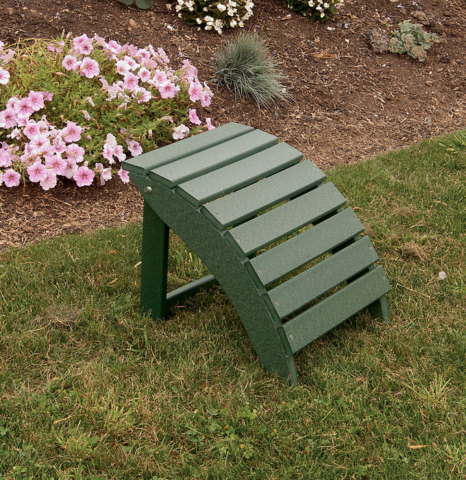 A&L Furniture Co. Amish-Made Folding Poly Ottoman for Adirondack Chairs