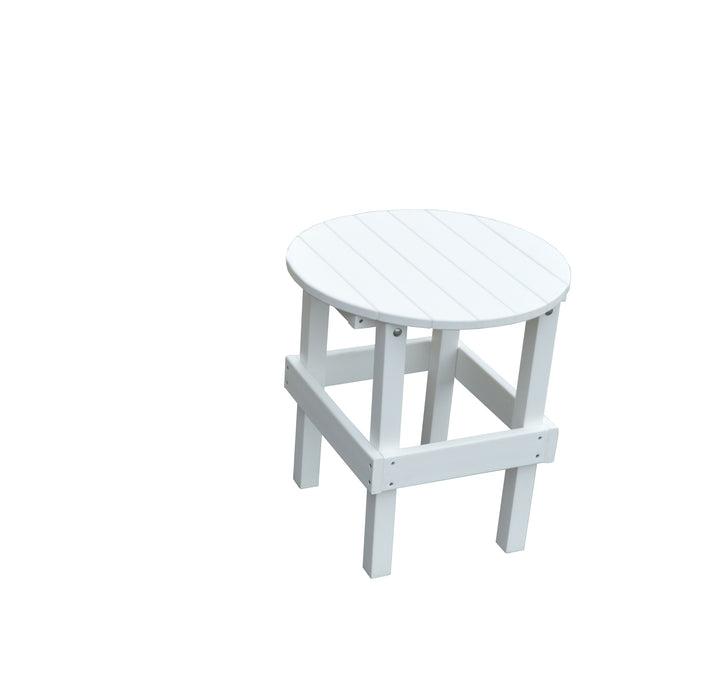A&L Furniture Co. Amish-Made Round Poly Side Table
