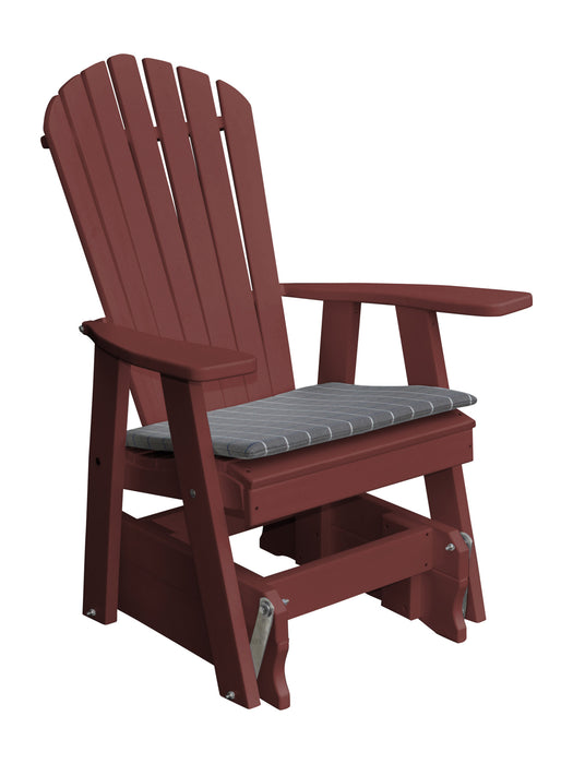 A&L Furniture Co. Amish-Made Poly Adirondack Glider Chair