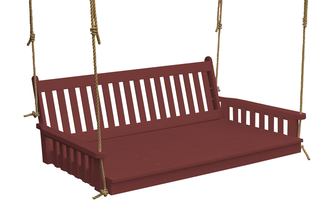 A&L Furniture Co. Amish-Made Poly Traditional English Swing Beds