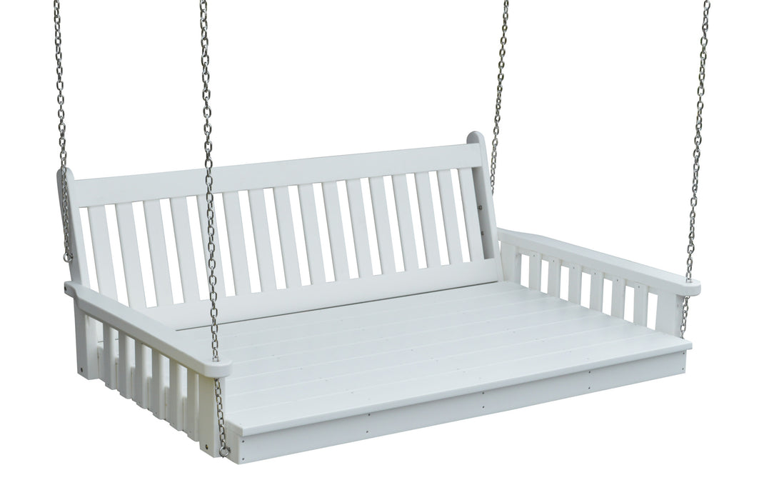 A&L Furniture Co. Amish-Made Poly Traditional English Swing Beds
