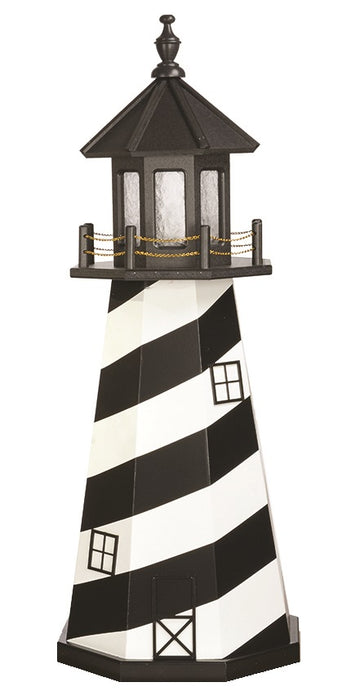 Octagonal Amish-Made Wooden Cape Hatteras, NC Replica Lighthouses