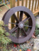 Large Amish-Made Poly Waterwheel in Chocolate