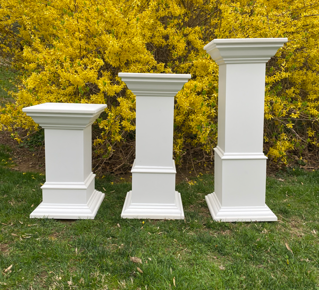 Amish Hand Crafted Pillar Style Plant Stands